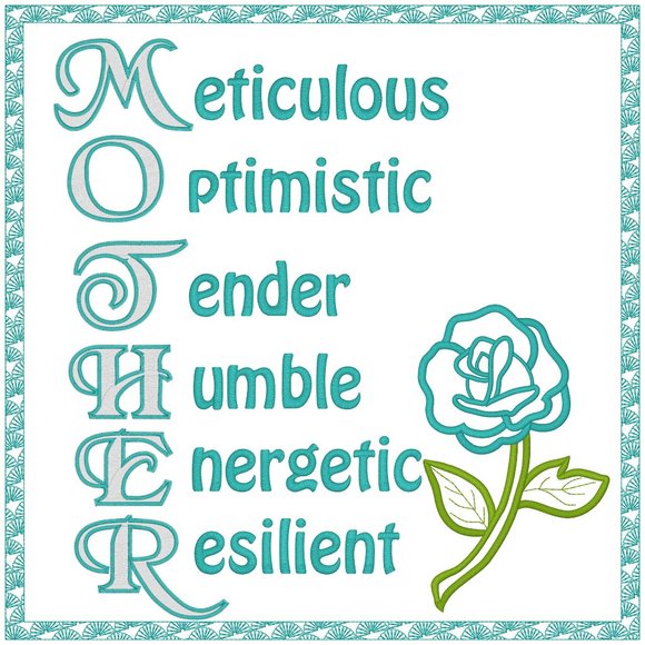 Mother's Day Gift Pillow Cover- Embroidered & Personalized Throw Pillow Cover. - Picture 10 of 13